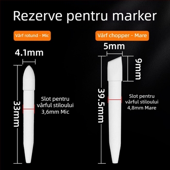 Marker Marie's/Marley cu miezuri înlocuibile, 64 opțiuni de reumplere, pentru artiști și studenți