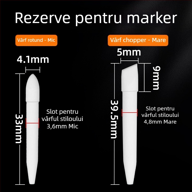 Marker Marie's/Marley cu miezuri înlocuibile, 64 opțiuni de reumplere, pentru artiști și studenți