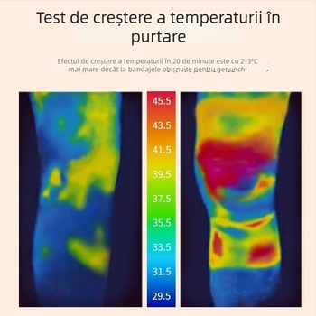 Încălzitor de genunchi din cașmir, unisex, căptușit cu fleece, toamnă–iarna 2024