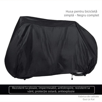 Husă de bicicletă pentru vehicul electric, compatibilă cu biciclete de oraș și de munte; impermeabilă, rezistentă la praf, protecție UV