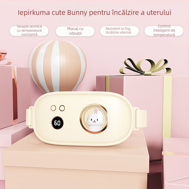 Bandă de încălzire talie cu alimentare USB, terapie infraroșu cu grafen, fizioterapie infraroșu, model ngb01, temperatură 45–60°C