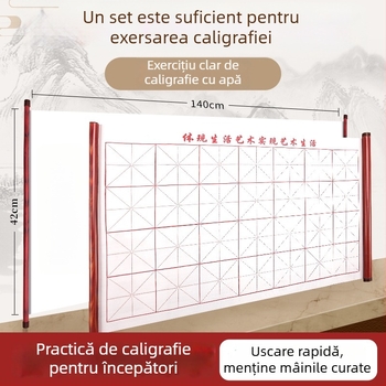 Good times Țesătura pentru scriere cu apă pentru practică de caligrafie, flanel impermeabil, formă dreptunghiulară