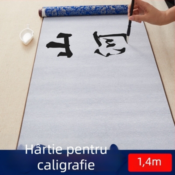 Set de practică pentru caligrafie pe pânză de scriere cu apă, copiere cu grilă de orez, hârtie de orez imitativă, îngroșată — marcă privată autorizată