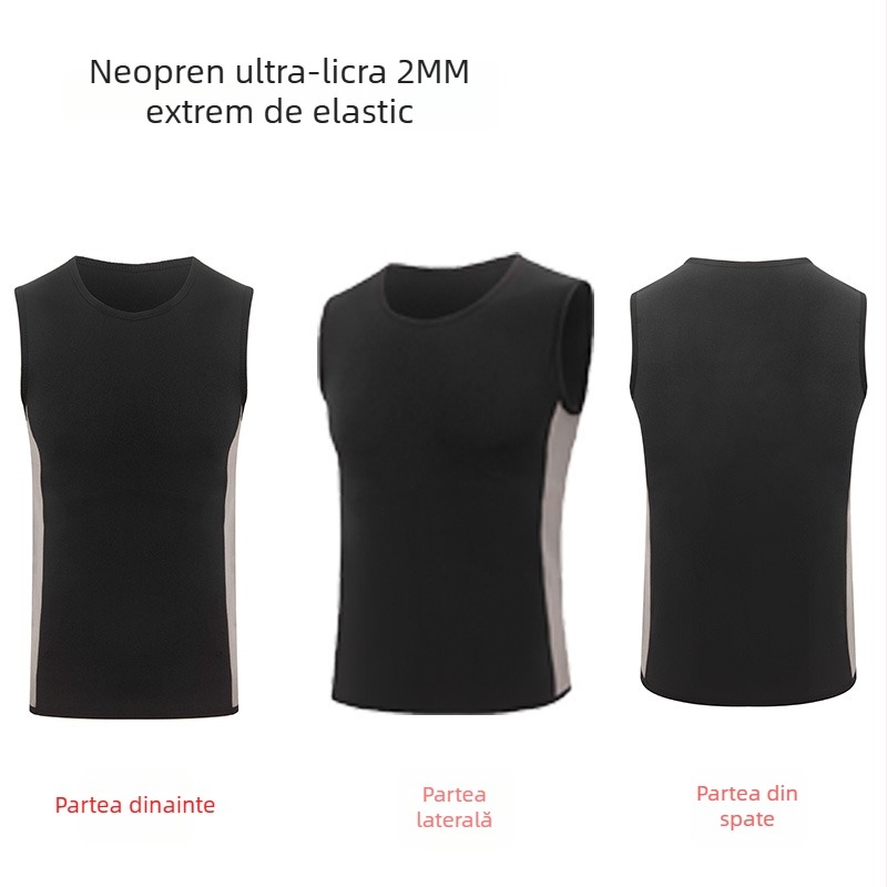 Vesta de scufundări din amestec de fibre chimice, uscare rapidă, vară, adult bărbat