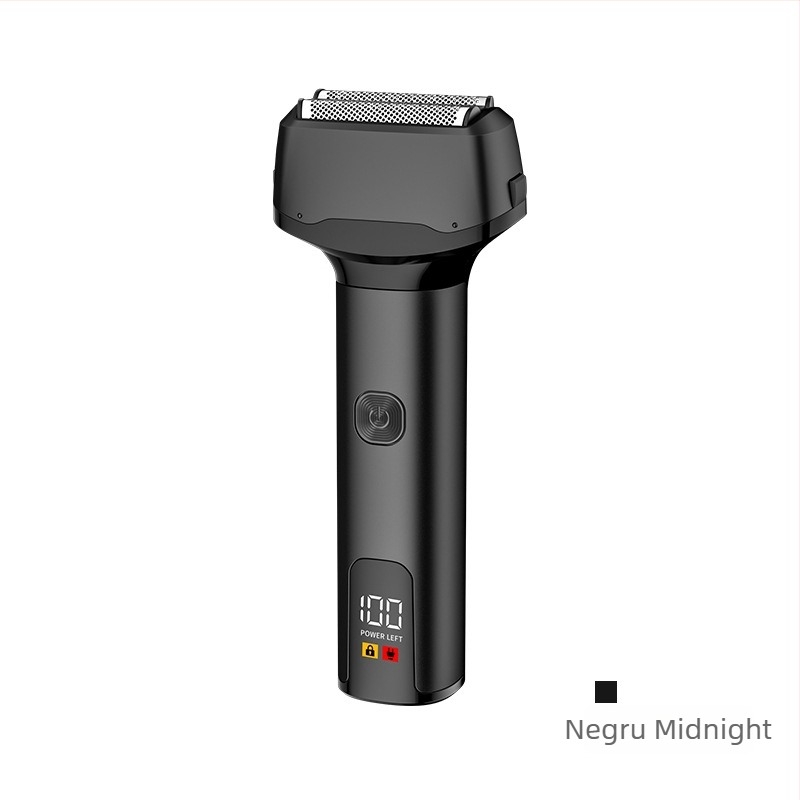 RUIBO Aparat de tuns și ras electric cu cap de tăiere reciproc și cap plutitor, utilizare umedă/seacă, autonomie 90+ minute, încărcare 2 ore