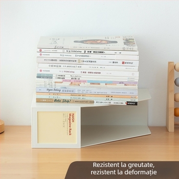 Raft plastic pentru cărți de birou, organizator pentru fișiere A4, model SD-2330, 24 bucăți în pachet