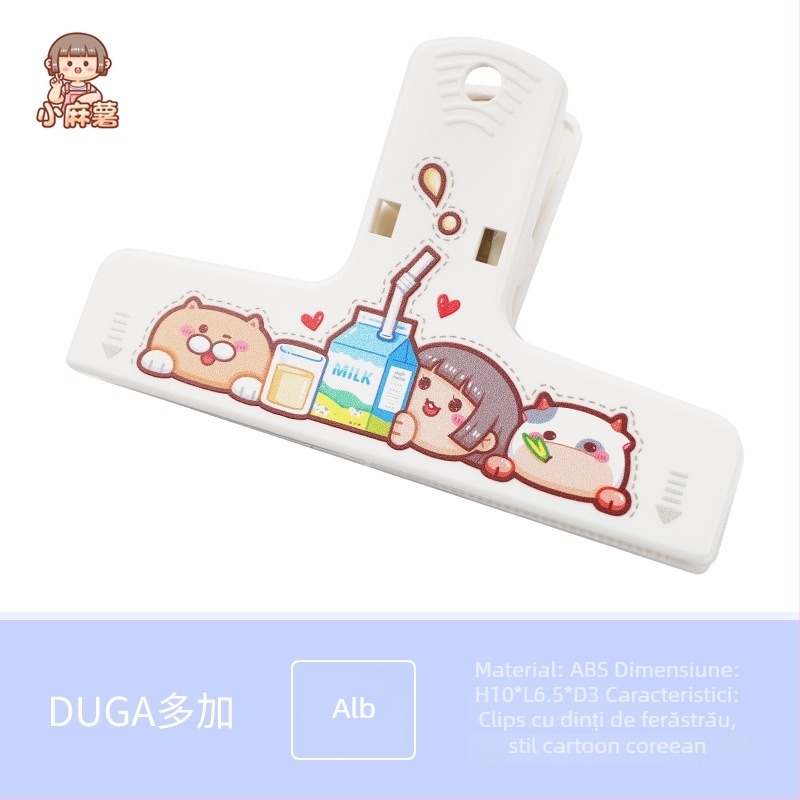 Suport pentru jurnal – Plastic, ambalare single, Brand Add More, Model Small Sweet Potato Series Hand Account Holder, Clip de sigilare multifuncțional