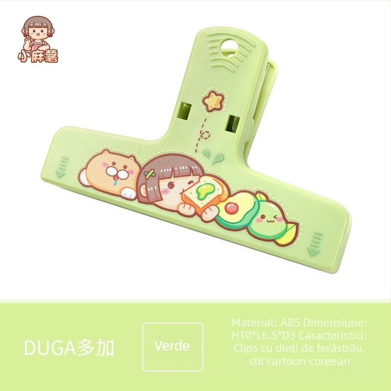 Suport pentru jurnal – Plastic, ambalare single, Brand Add More, Model Small Sweet Potato Series Hand Account Holder, Clip de sigilare multifuncțional