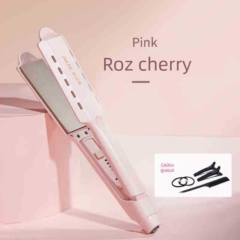 AUX/OX placă dublă pentru păr: netezire și îndreptare, plăci ceramice cu turmalin, diametru conductor încălzire peste 31 mm, 220 V, 73 W, alimentare prin cablu