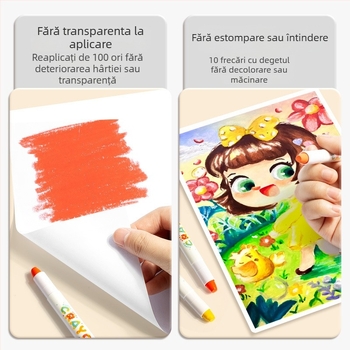 Bețișoare pentru pictură pentru copii – Jiyu Painted Stick, vârf unic, carcasă din plastic, marcă privată autorizată