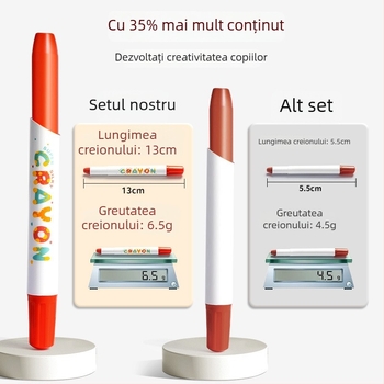 Bețișoare pentru pictură pentru copii – Jiyu Painted Stick, vârf unic, carcasă din plastic, marcă privată autorizată