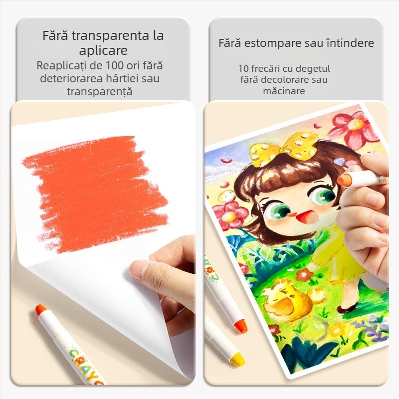 Bețișoare pentru pictură pentru copii – Jiyu Painted Stick, vârf unic, carcasă din plastic, marcă privată autorizată