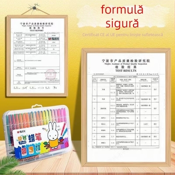 Morning Light X4323 set creioane pastel ulei rotativ pentru pictură, vârf rotund, carcasă din plastic, culori de reumplere 12/24/36