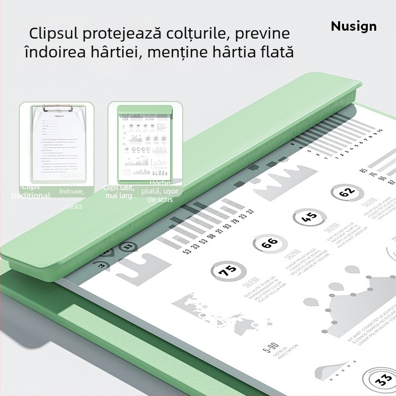 Deli NS501 clemă pentru placă din plastic