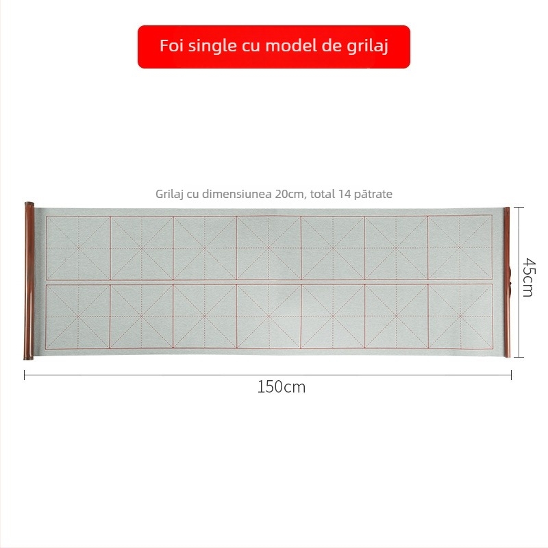 Textil nețesut pentru caligrafie cu apă — Brand: Practice every day, Seria: Water writing cloth, Utilizare: practică de caligrafie cu apă, Formă: dreptunghi