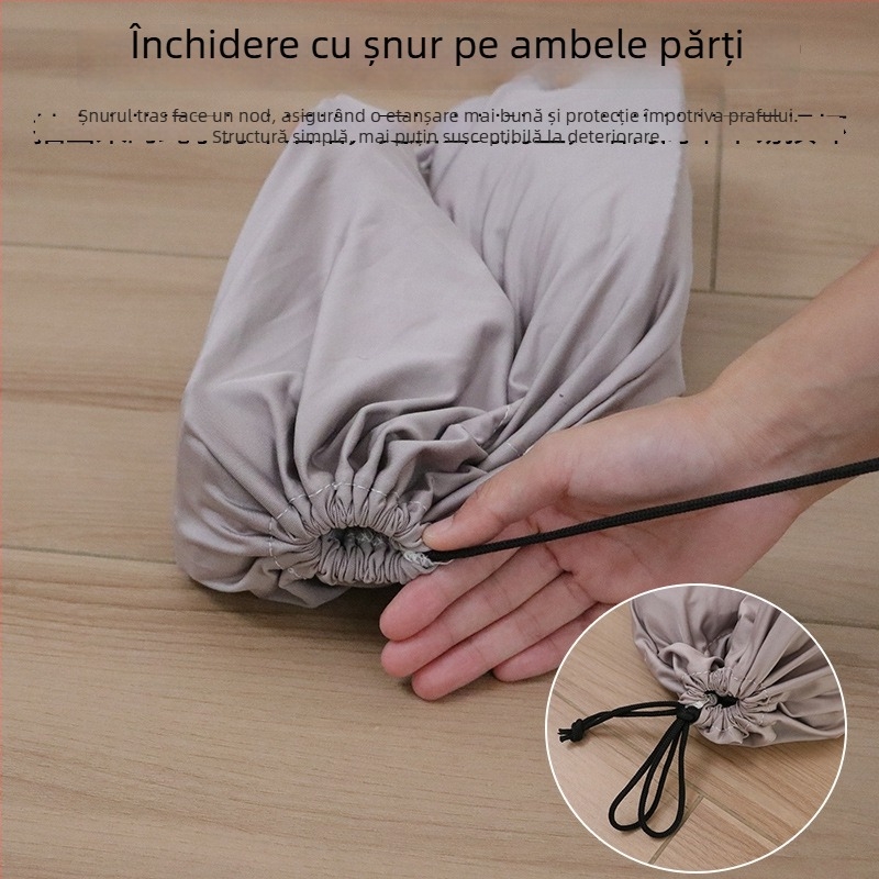 Huse pentru pantofi și geantă pentru praf, textură mătase de lapte, poliester ultra-moale, stil modern minimalist, set de 500 bucăți pentru călătorii, potrivite pentru pantofi sport și pantofi din piele