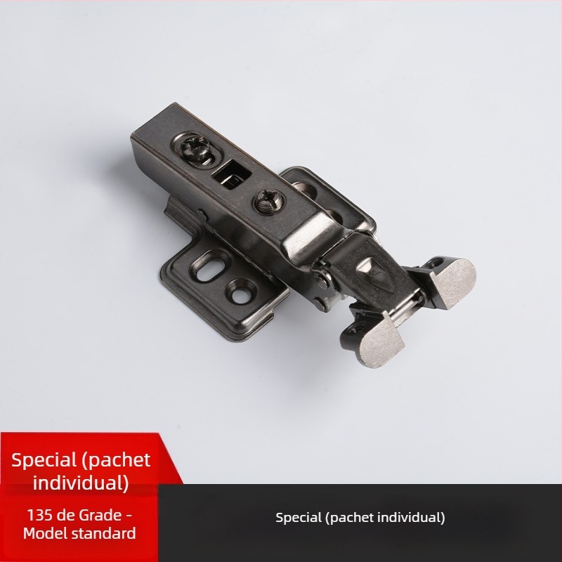 Balama de ușă cu cadru din aluminiu – unghiuri multiple 30°/45°, amortizor hidraulic, pentru uși de sticlă