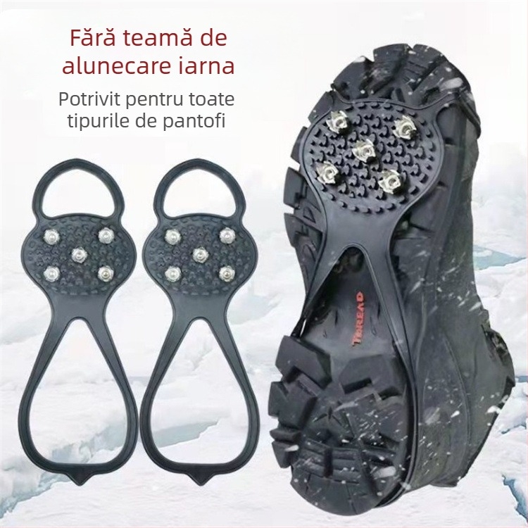 Cramponi cu cinci dinți pentru exterior — impermeabili, anti-murdărie, ușor de curățat (design modern minimalist)