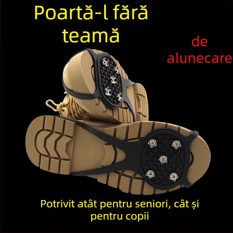 Cramponi cu cinci dinți pentru exterior — impermeabili, anti-murdărie, ușor de curățat (design modern minimalist)