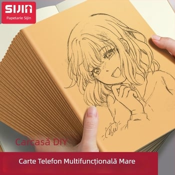 Caiet cu copertă din hârtie kraft, legare cusută, hârtie 75 g, 50–100 pagini, stil nostalgic retro