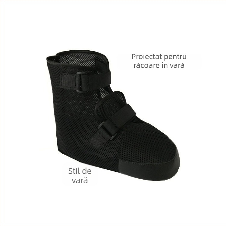 Health Protection Capace pentru pantofi pentru recuperare după fractură | Material: plasă de vară, încălzire din piele de iarnă | Greutate: 250 g | Pentru încălzirea picioarelor