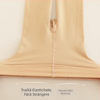 Colanți de dans pentru copii, interior catifelat pentru iarnă, groși, elastici și respirabili; principalul material nylon 90%; potriviți copiilor peste 8 ani.