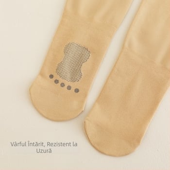 Colanți de dans pentru copii, interior catifelat pentru iarnă, groși, elastici și respirabili; principalul material nylon 90%; potriviți copiilor peste 8 ani.