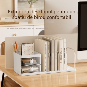 Organizator de birou și suport pentru cărți, din plastic, modele JW2130/JW2150, greutate netă 430 g, ambalare: carton independent