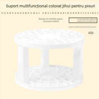 Suport pentru creioane și pensule din plastic pentru copii, detașabil, multifuncțional