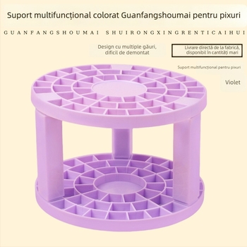 Suport pentru creioane și pensule din plastic pentru copii, detașabil, multifuncțional