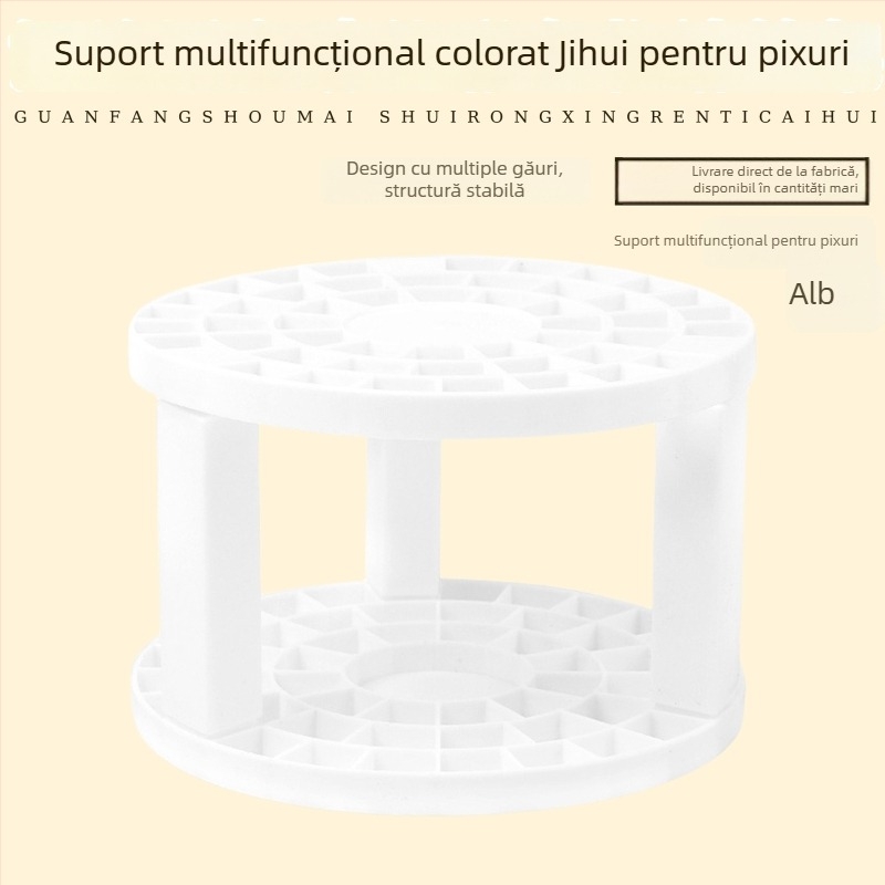 Suport pentru creioane și pensule din plastic pentru copii, detașabil, multifuncțional