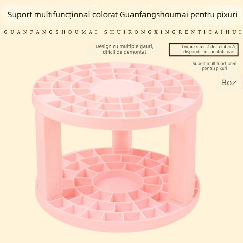 Suport pentru creioane și pensule din plastic pentru copii, detașabil, multifuncțional