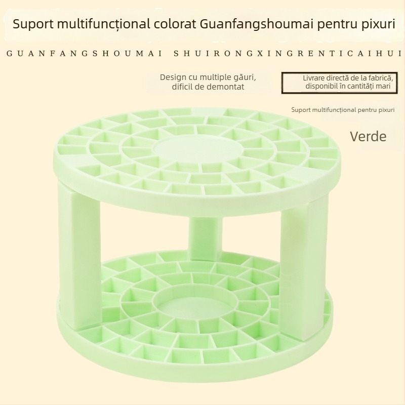 Suport pentru creioane și pensule din plastic pentru copii, detașabil, multifuncțional