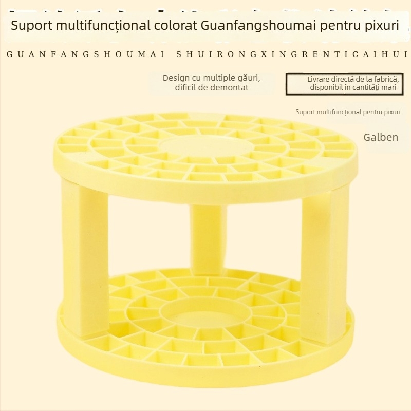 Suport pentru creioane și pensule din plastic pentru copii, detașabil, multifuncțional