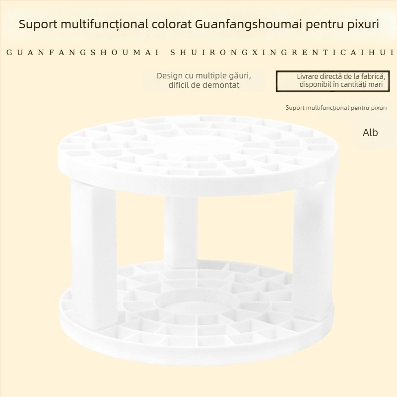 Suport pentru creioane și pensule din plastic pentru copii, detașabil, multifuncțional