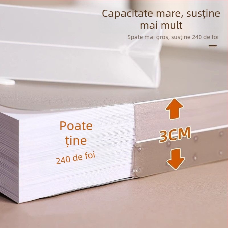 Portofoliu plastic pentru schițe, 240 de pagini, dosar de desen portabil - Looking for a bear