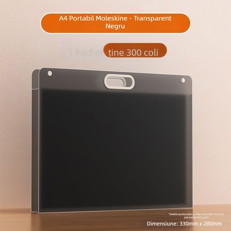 Portofoliu plastic pentru schițe, 240 de pagini, dosar de desen portabil - Looking for a bear