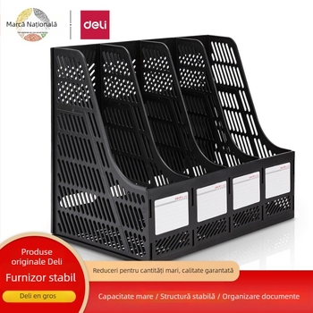 Raft pentru dosare 9848, patru etaje, PP, organizator de birou