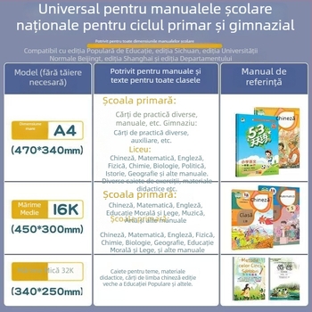 Folie transparentă autoadezivă pentru coperta cărții, protecție anti-derapare, marca M&G Morning Light