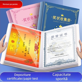 Carte de colectare a certificatelor pentru montat pe perete, Jiaxun, material PP; fabricată de Jiaxun; Import: nu; Autorizare IP: nu.