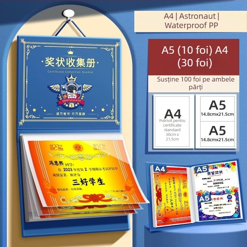 Carte de colectare a certificatelor pentru montat pe perete, Jiaxun, material PP; fabricată de Jiaxun; Import: nu; Autorizare IP: nu.