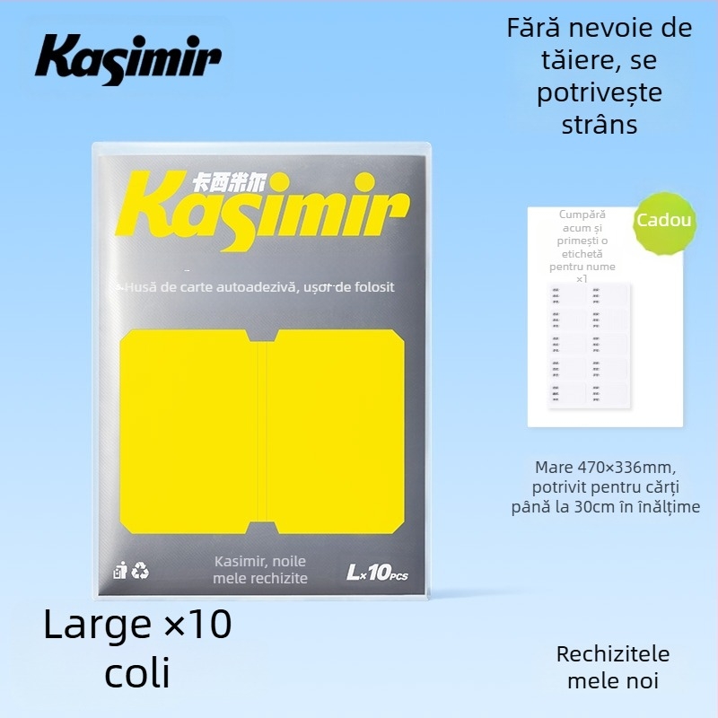 Huse transparente autoadezive pentru manuale primare (clasele 1–2, ambele volume); material: floare de mătase; cadou pentru colegi de clasă