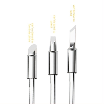 Bozan seria 470 – Vârf de lipit cu nucleu de încălzire; vârf potcoavă, rotund, ascuțit și plat – Putere înaltă, universal