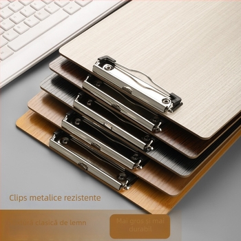 Folder de schițe din lemn cu clemă de 10 mm, placă de 3 mm și lățime din spate 3 mm