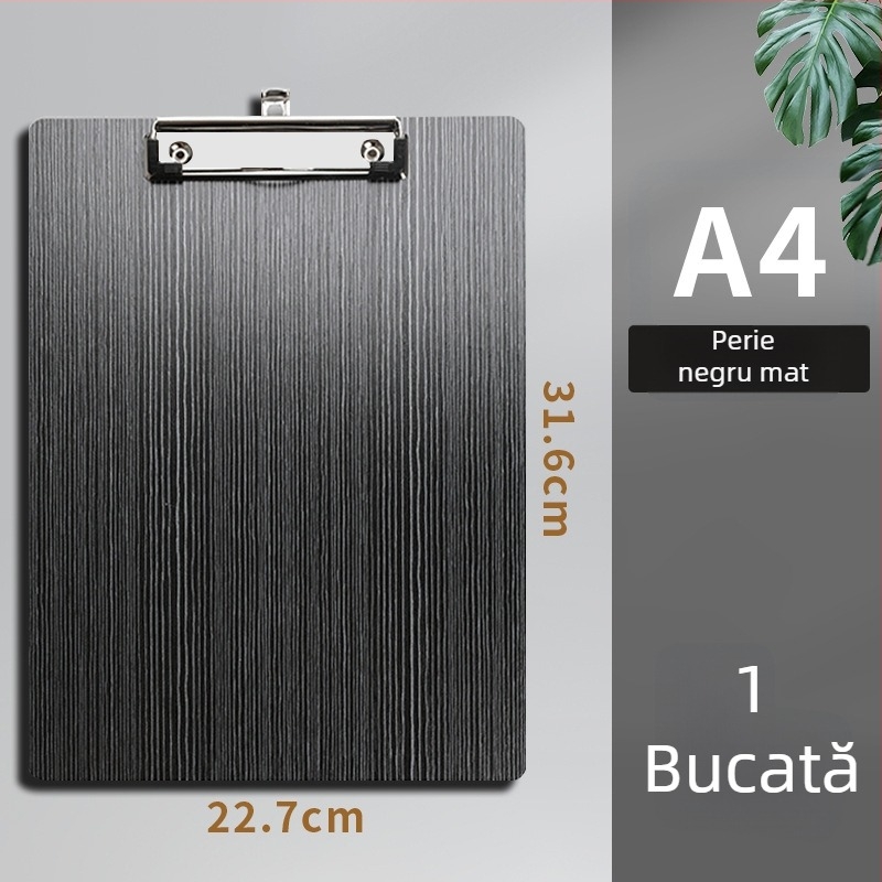 Folder de schițe din lemn cu clemă de 10 mm, placă de 3 mm și lățime din spate 3 mm