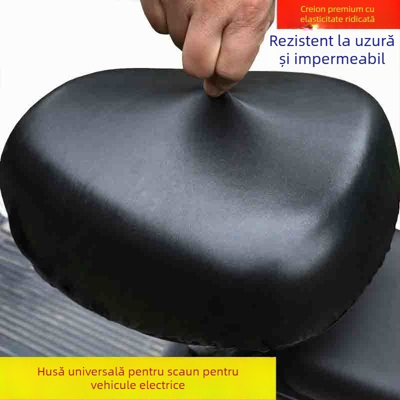 Husă pentru șa de scuter electric — piele artificială, Rhino, universal, pentru toate anotimpurile, fără umplutură