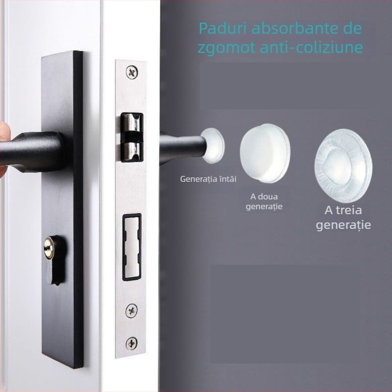 Particule din silicon pentru uși de dulap și mobilier – amortizare silențioasă, tampoane tamponatoare și tampoane antiderapante