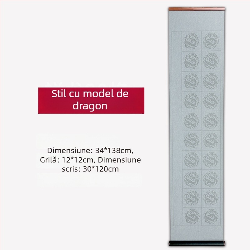 Rolă din țesătură nețesută pentru scriere cu apă, pentru caligrafie, formă dreptunghiulară, brand Practice Every Day