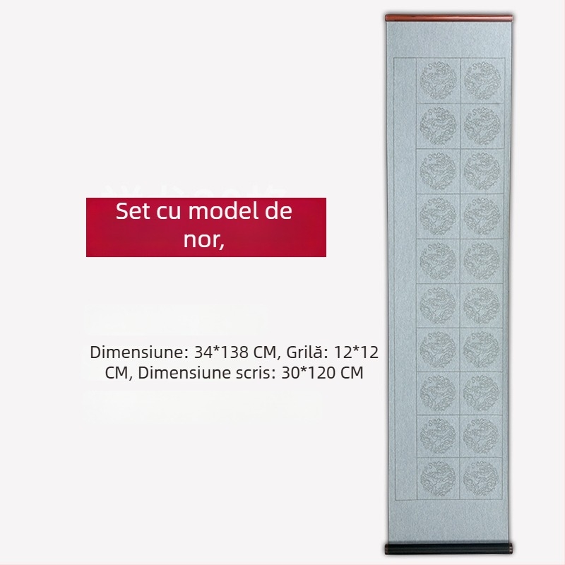 Rolă din țesătură nețesută pentru scriere cu apă, pentru caligrafie, formă dreptunghiulară, brand Practice Every Day