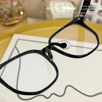 Ochelari de vedere cu lentile acoperite, ramă din plastic, model 11546, grosimea lentilei 1.0 mm, Primăvara 2025